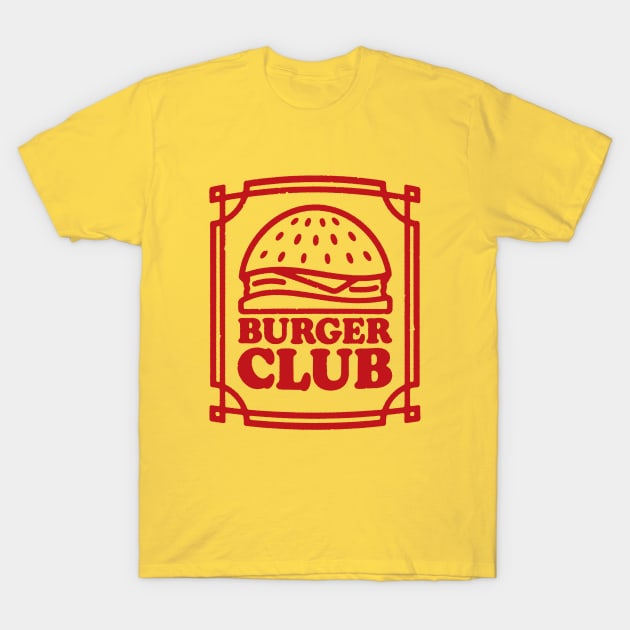 Burger Club T-Shirt by Curiositees Co.